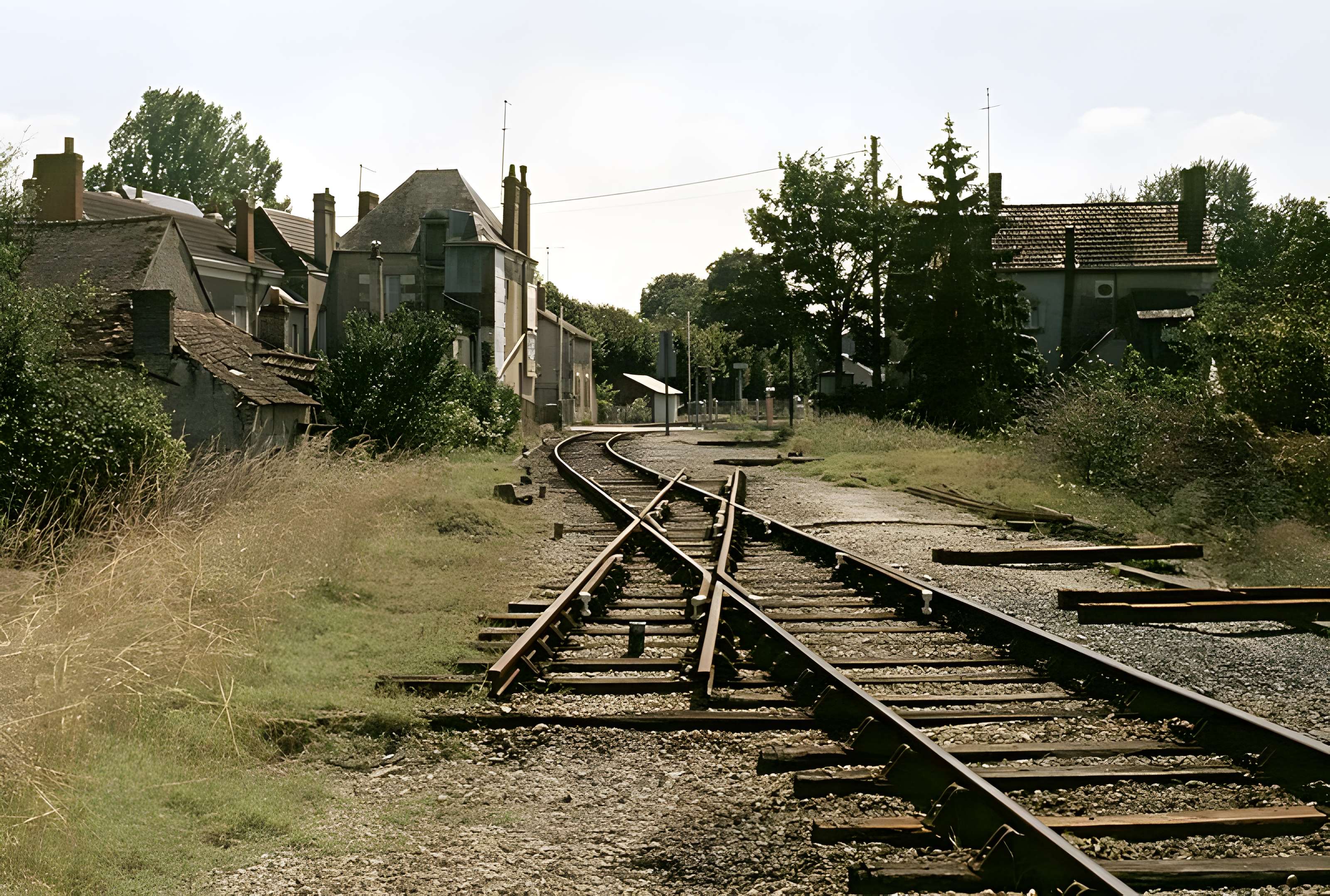 Ligne à voie ferrée métrique le Blanc-Argent (ou B.A.) sur le tronçon Luçay-le-Malé-Argy (également sur communes de Argy, Ecueillé, Heugnes, Pellevoisin)