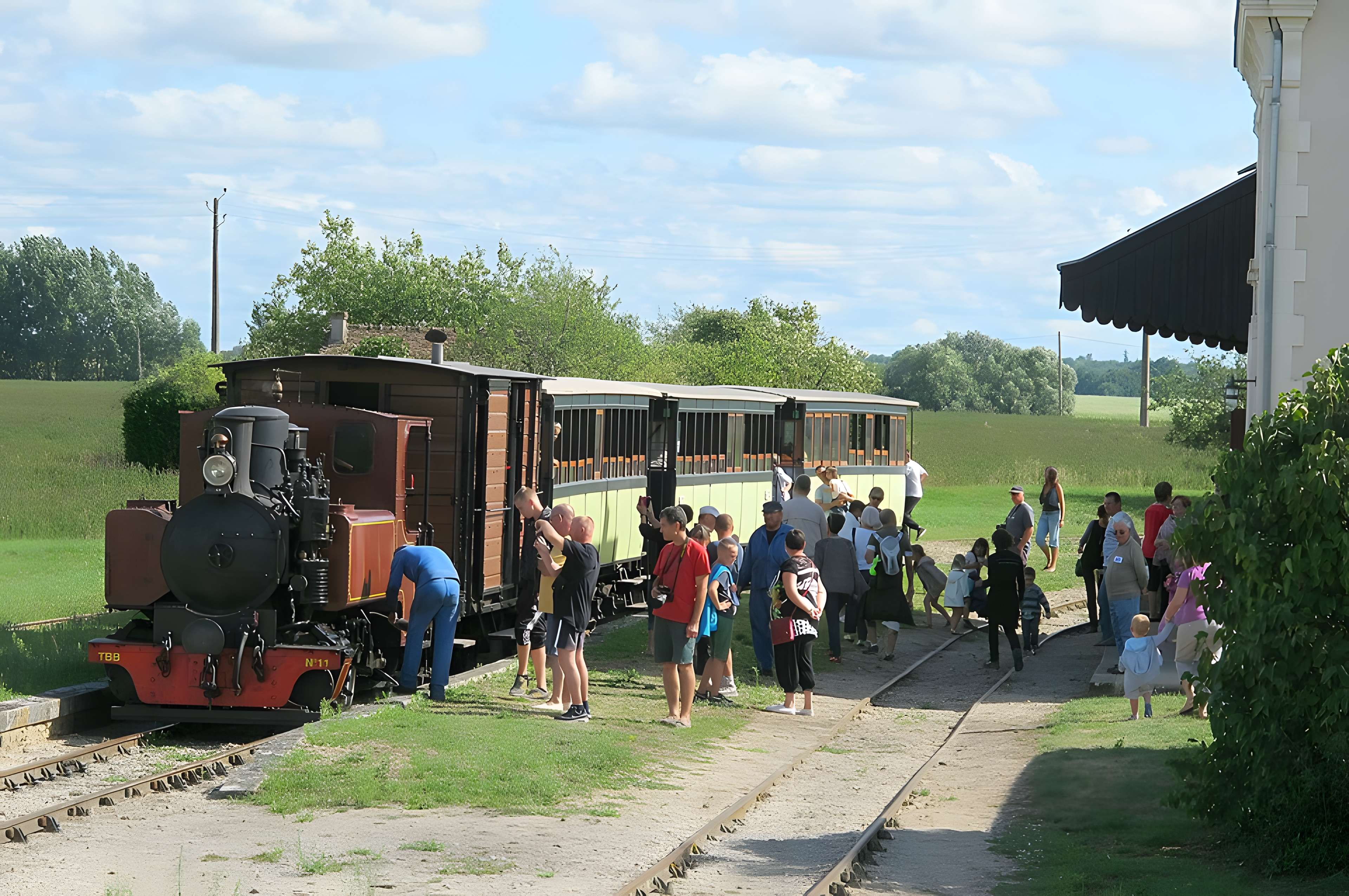 Ligne à voie ferrée métrique le Blanc-Argent (ou B.A.) sur le tronçon Luçay-le-Malé-Argy (également sur communes de Argy, Ecueillé, Heugnes, Pellevoisin)