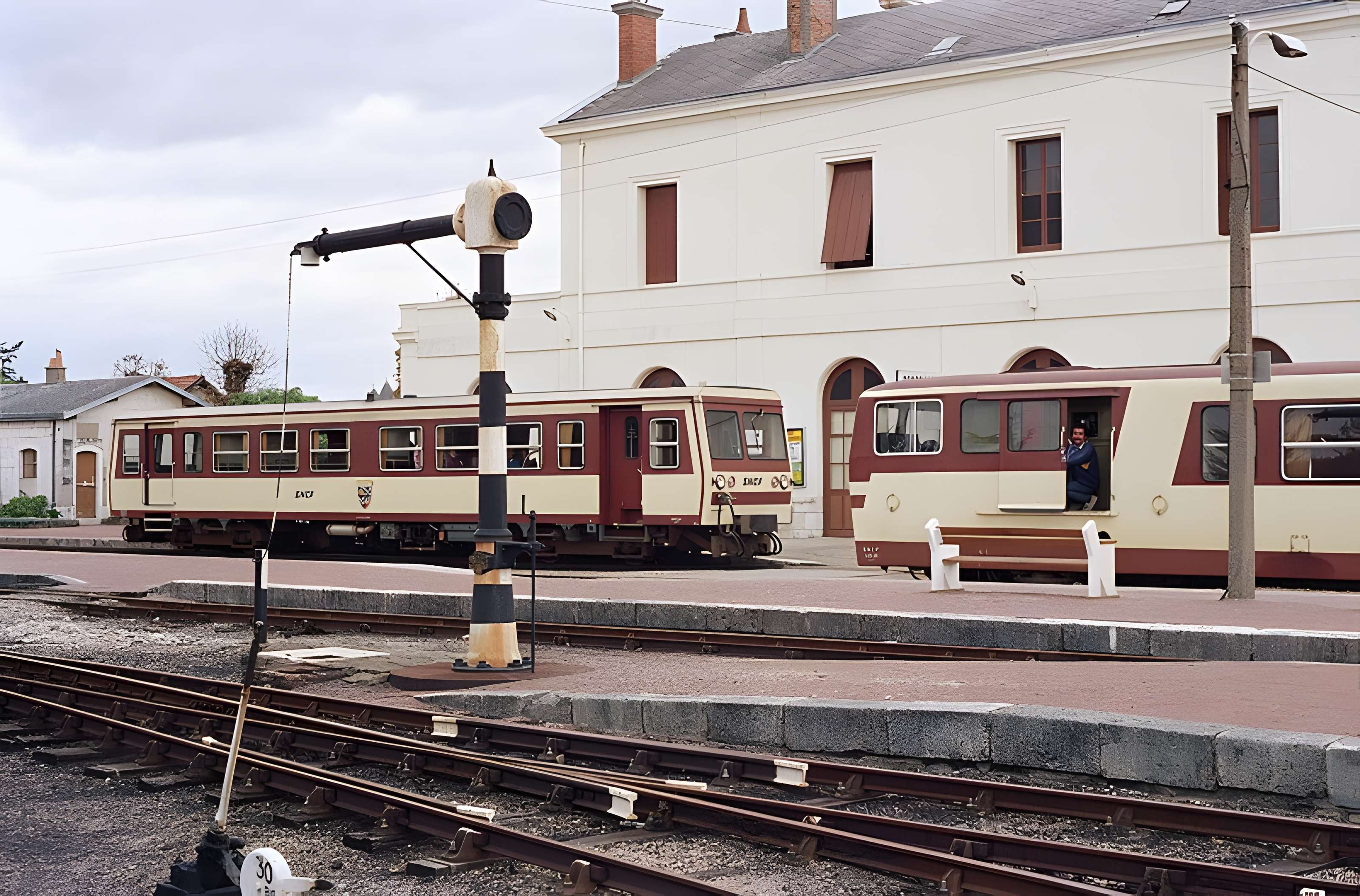 Ligne à voie ferrée métrique le Blanc-Argent (ou B.A.) sur le tronçon Luçay-le-Malé-Argy