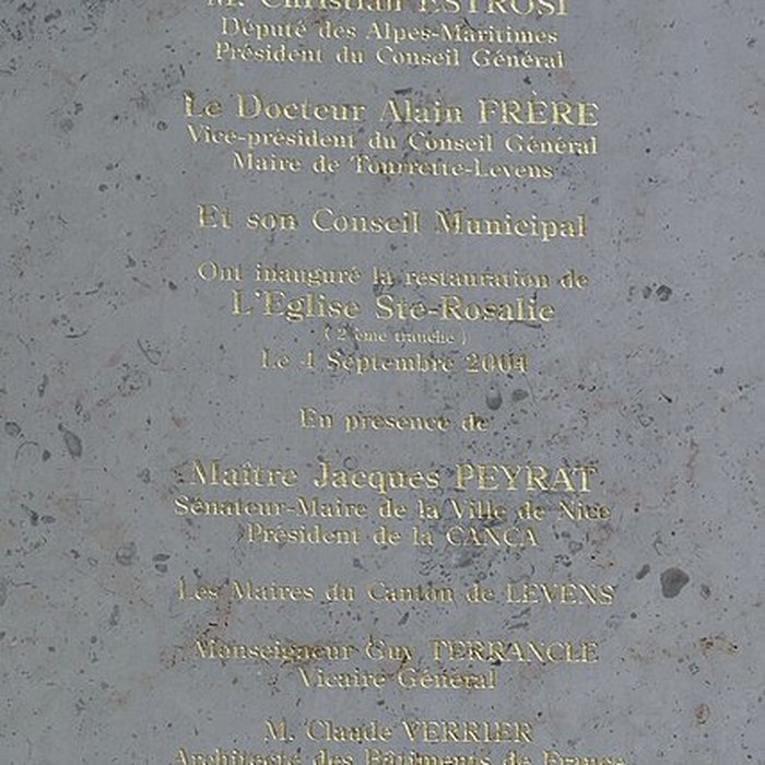 Photo de Église Sainte-Rosalie de Tourrette-Levens