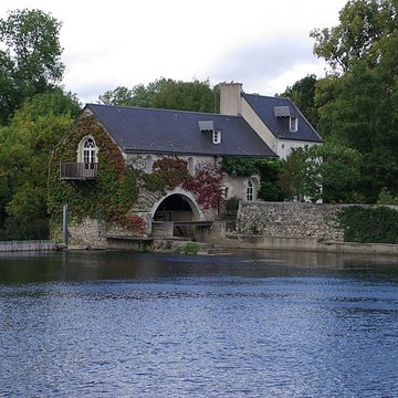 Site du barrage éclusé mobile à aiguilles de Nitray