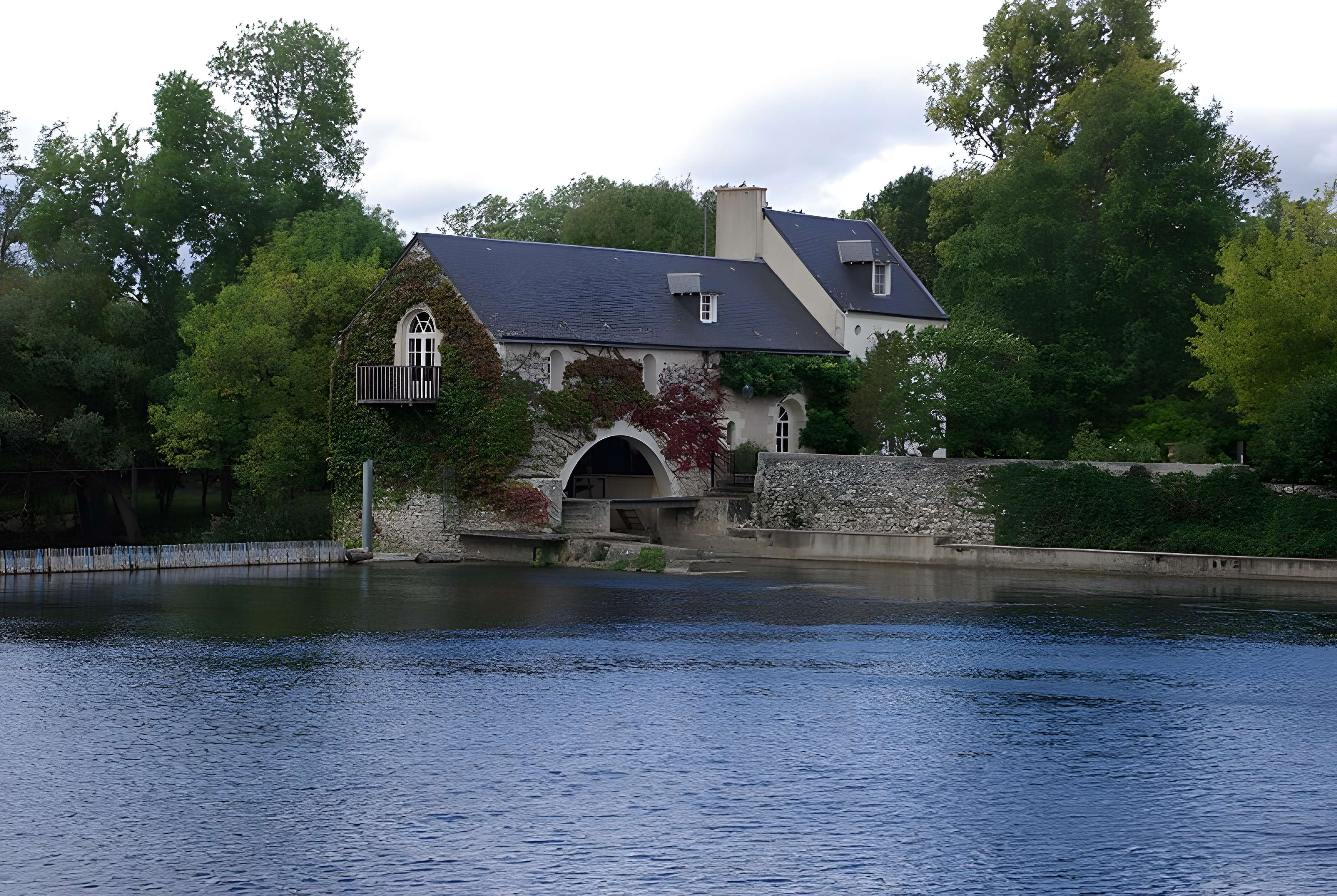 Site du barrage éclusé mobile à aiguilles de Nitray