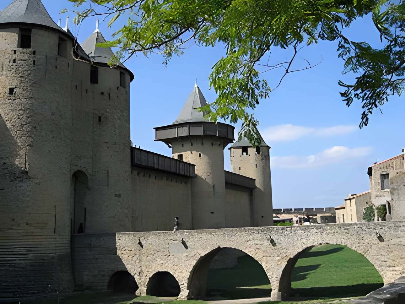 Château Comtal de Carcassonne entrée