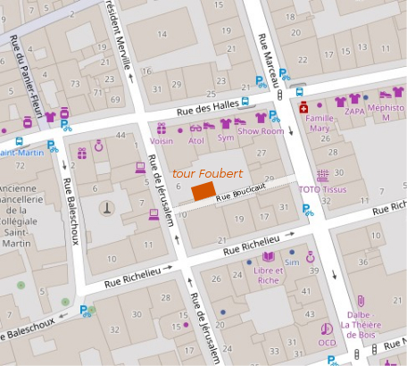 Photo de Tour Foubert (ou Fulbert) , ou Maison de la Tabagie