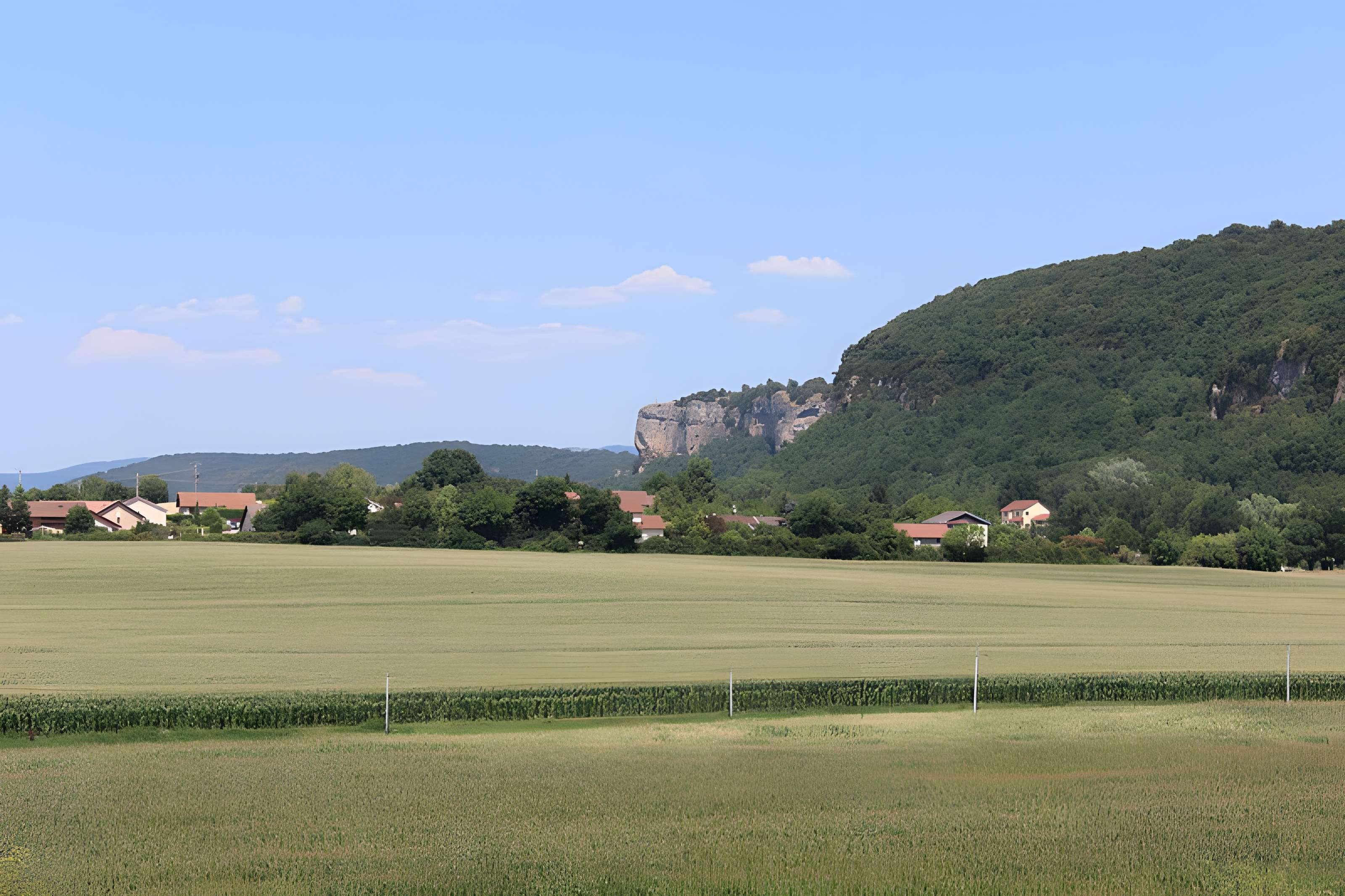 Portion du site typique d'éperon
