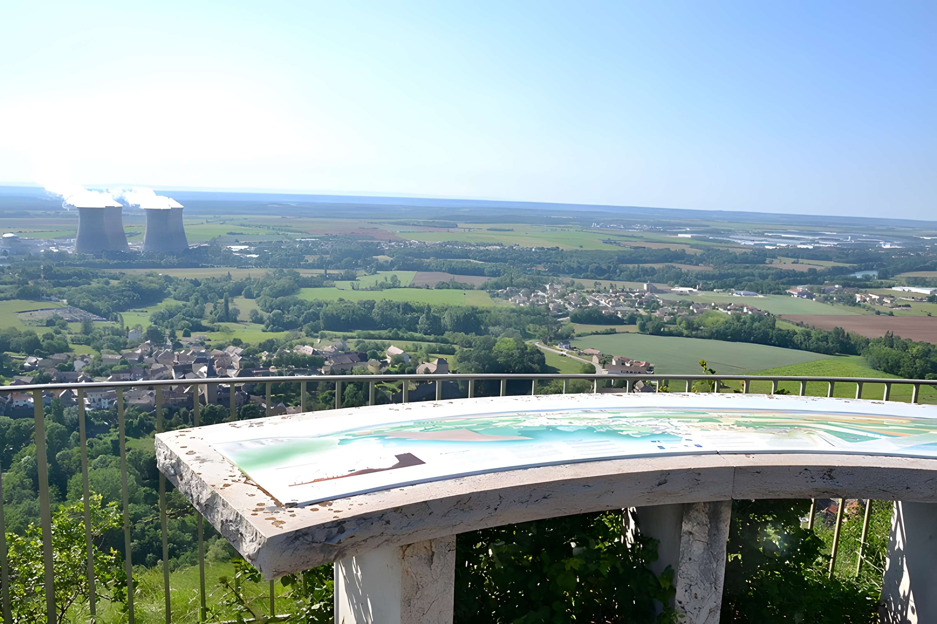 Portion du site typique d'éperon