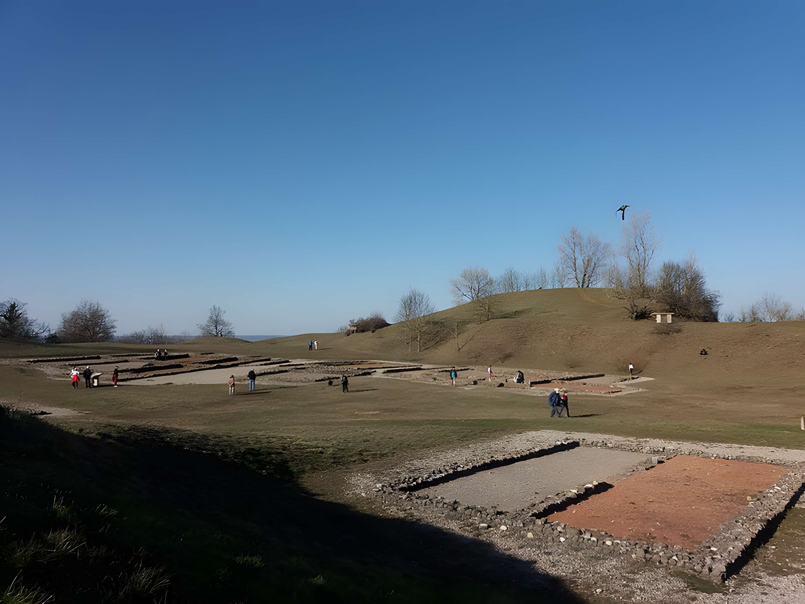 Portion du site typique d'éperon