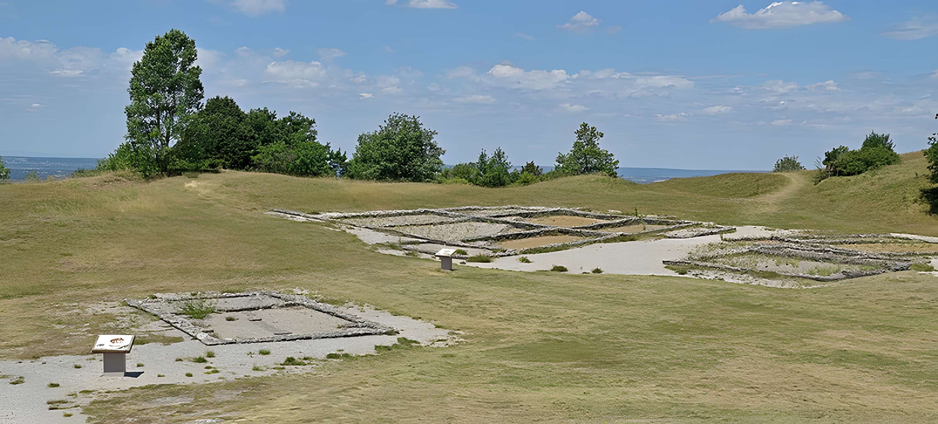 Portion du site typique d'éperon