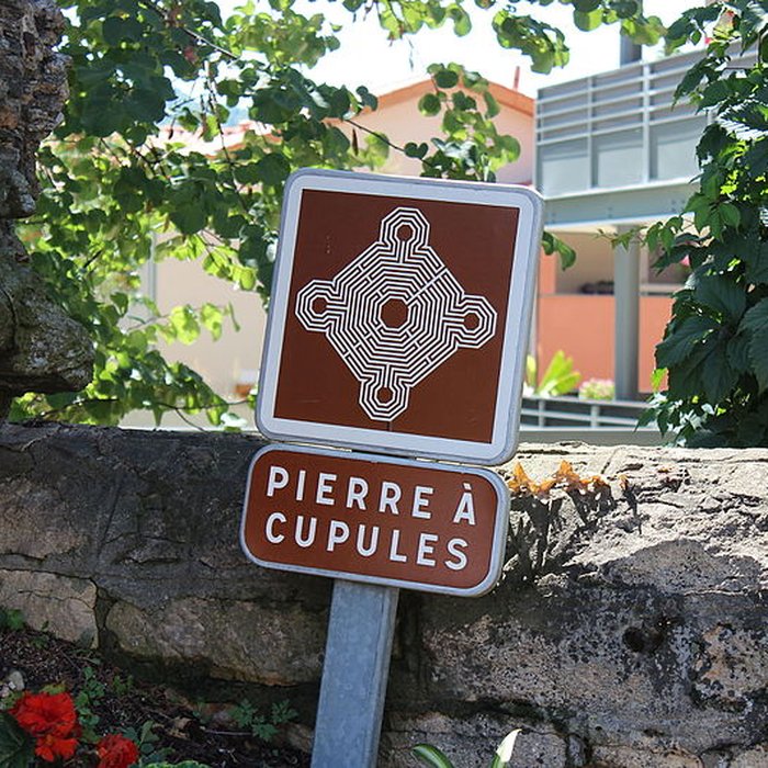 Photo de Bloc erratique à cupules