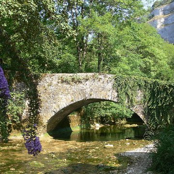 Vieux pont sur la Seille