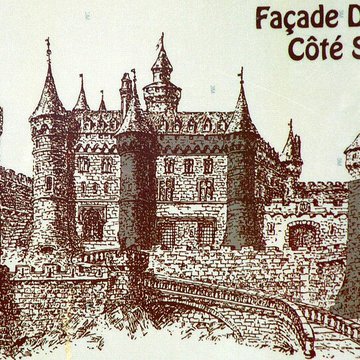 Ruines du château et terrain qui entoure ces ruines