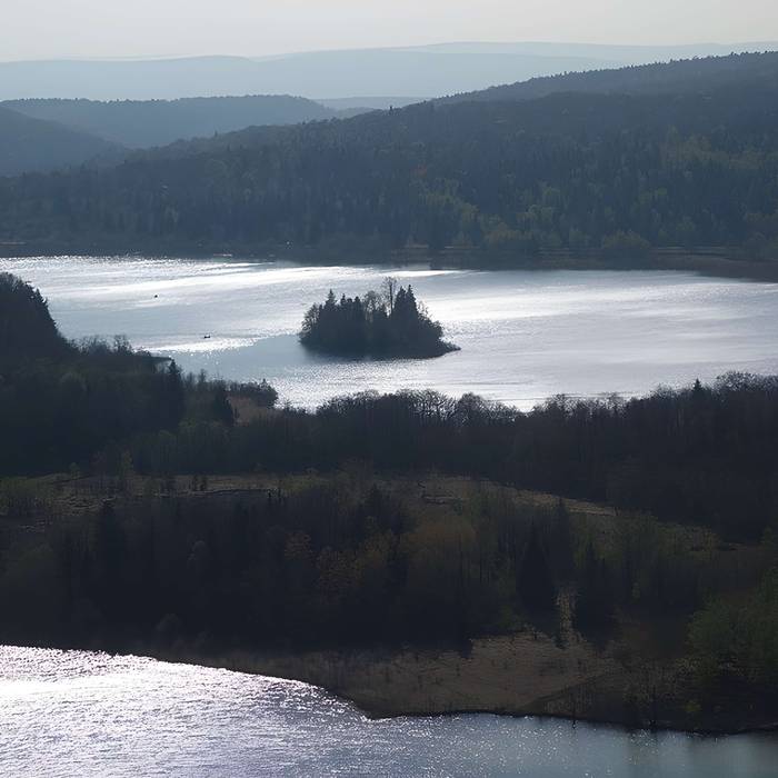 Photo de Ile de la Motte, sur le lac dIlay
