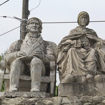 Monument funéraire de la famille Daloz, situé dans le cimetière