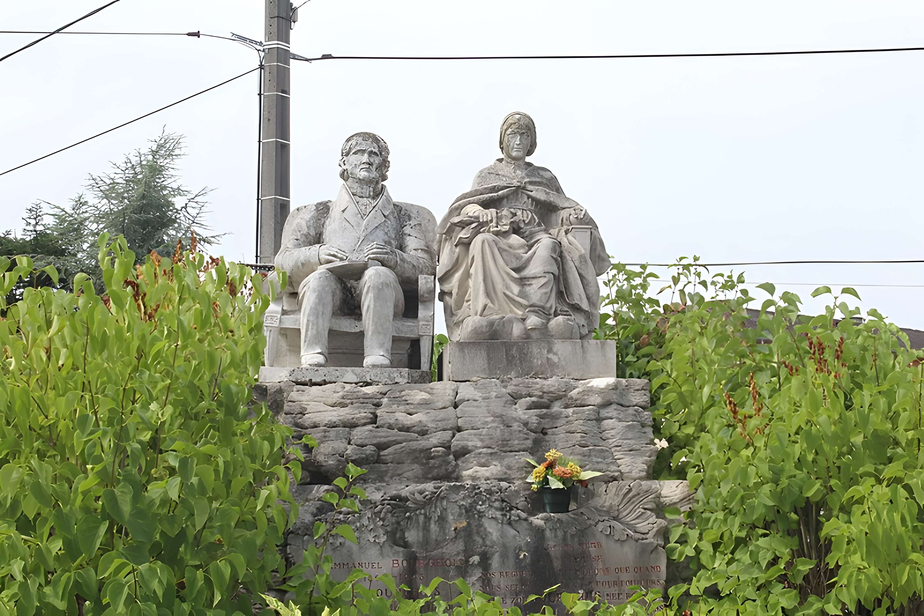Monument funéraire de la famille Daloz, situé dans le cimetière