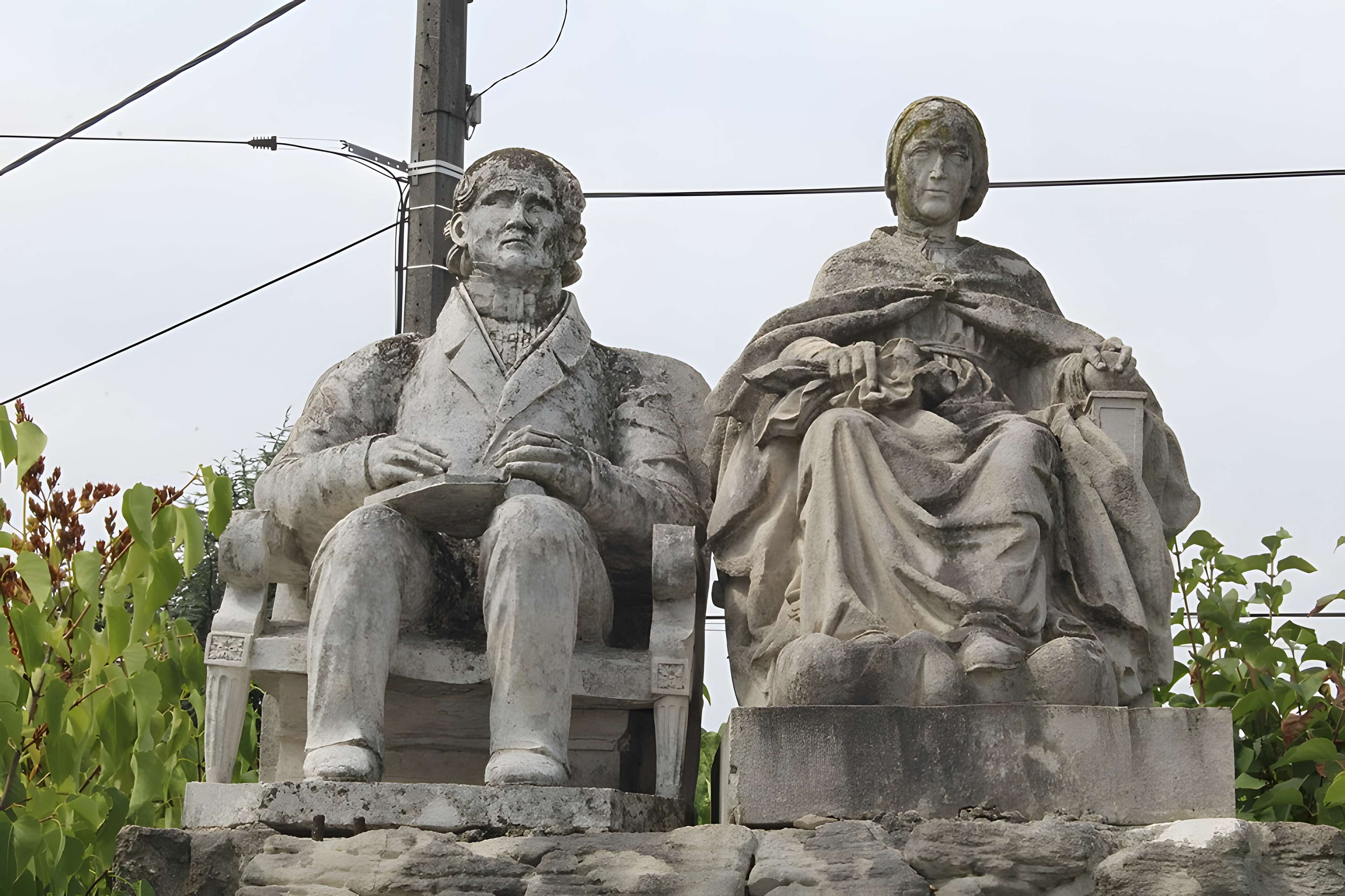 Monument funéraire de la famille Daloz, situé dans le cimetière
