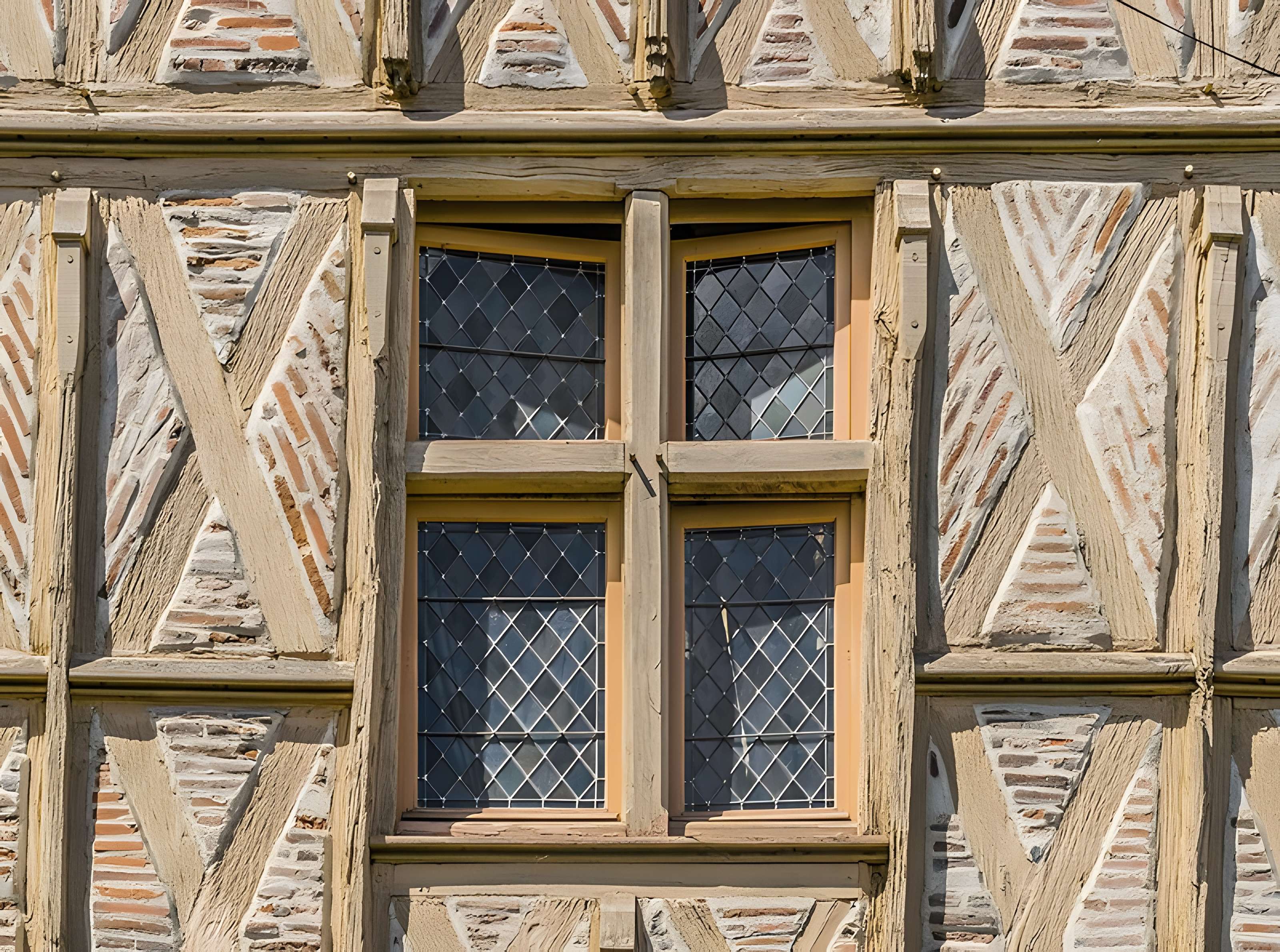 Deux maisons en bois du XVe siècle