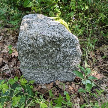 Borne frontière des justices de Cleppé et de Poncins également sur commune de Poncins