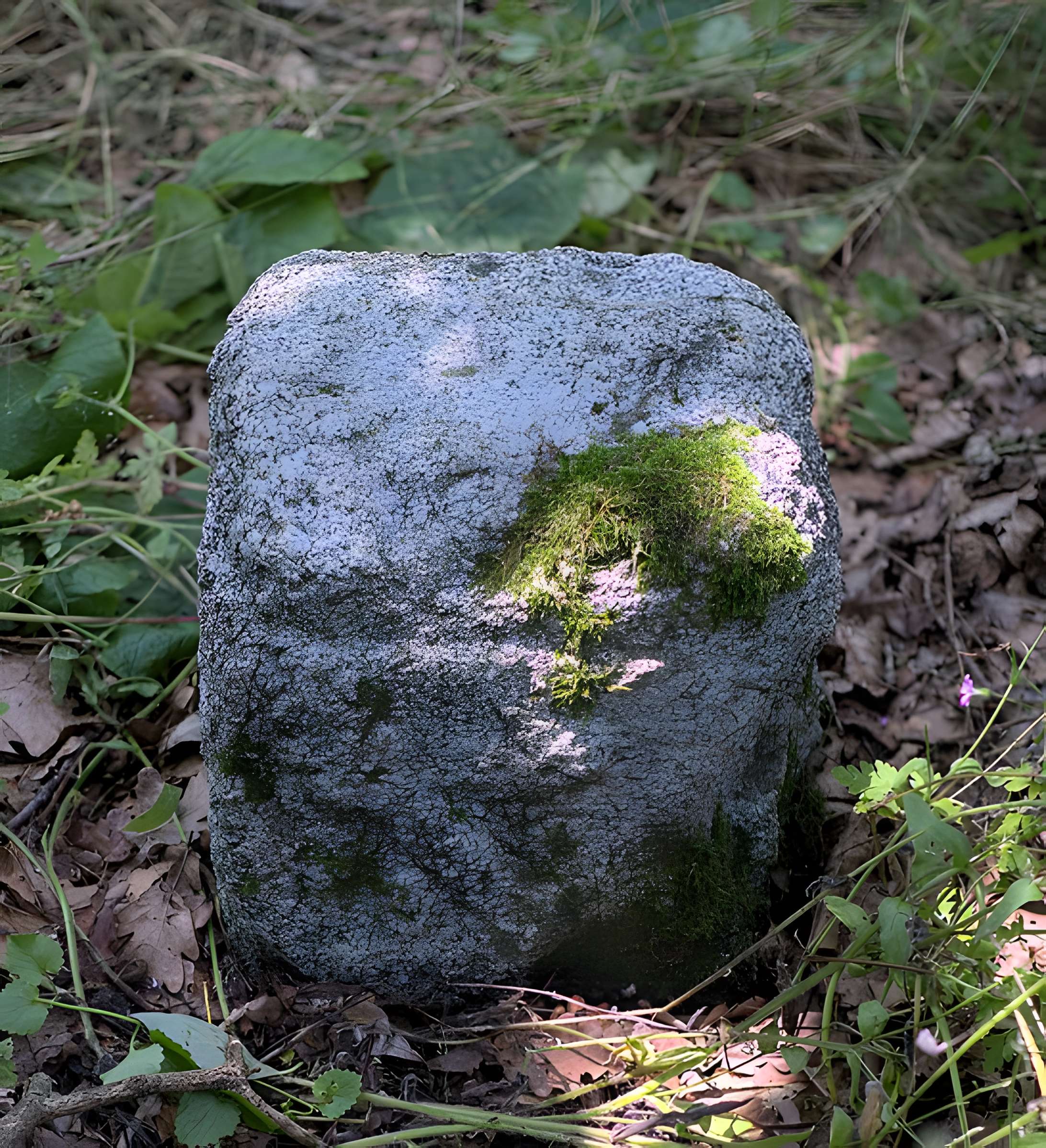 Borne frontière des justices de Cleppé et de Poncins (également sur commune de Poncins)