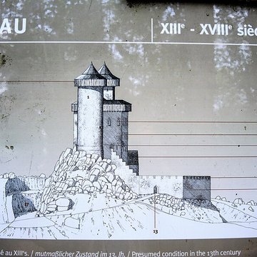 Ruines du château Haut-Andlau