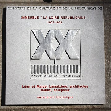 Immeuble La Loire Républicaine, actuellement siège du journal La Tribune-Le Progrès