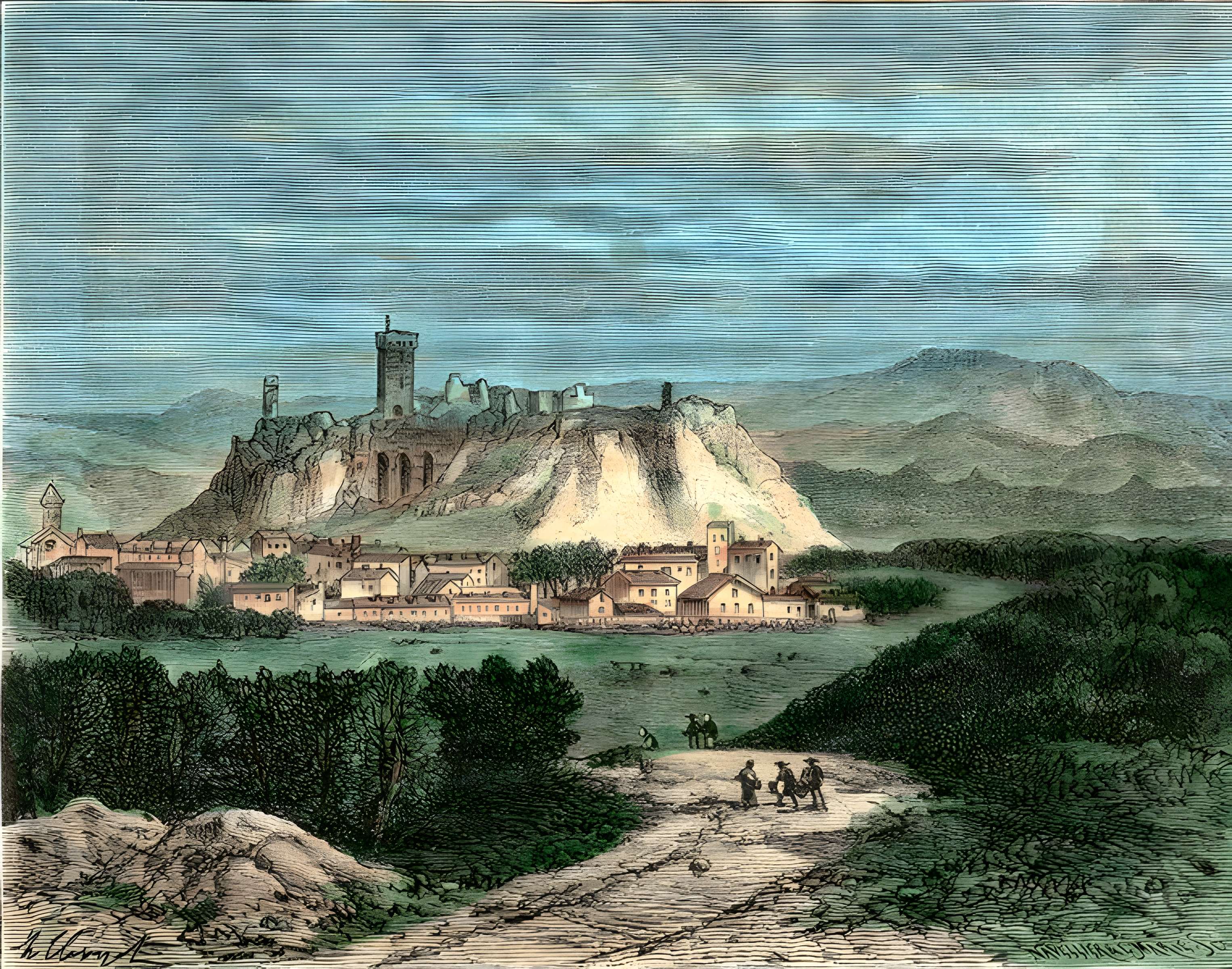 Ruines du château fort