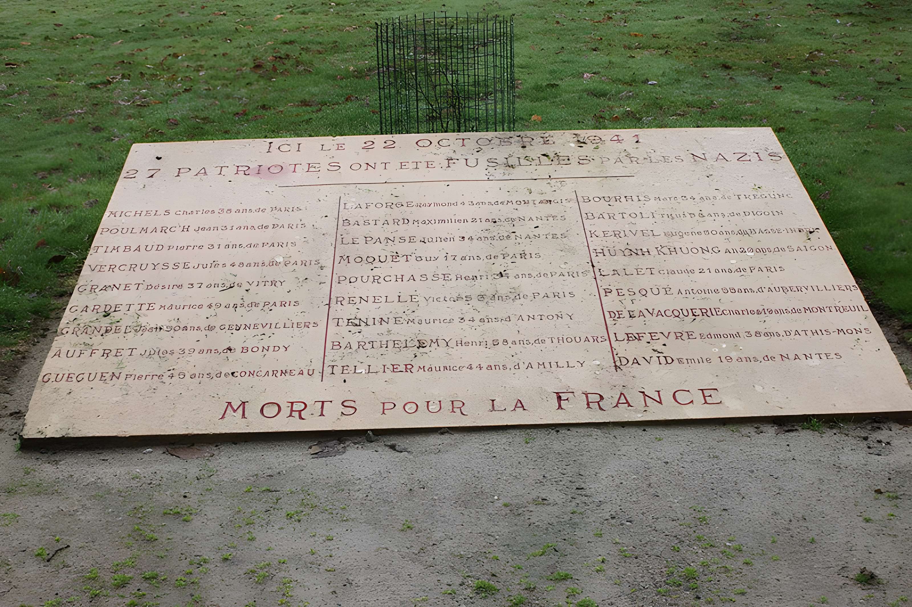 Monument aux fusillés