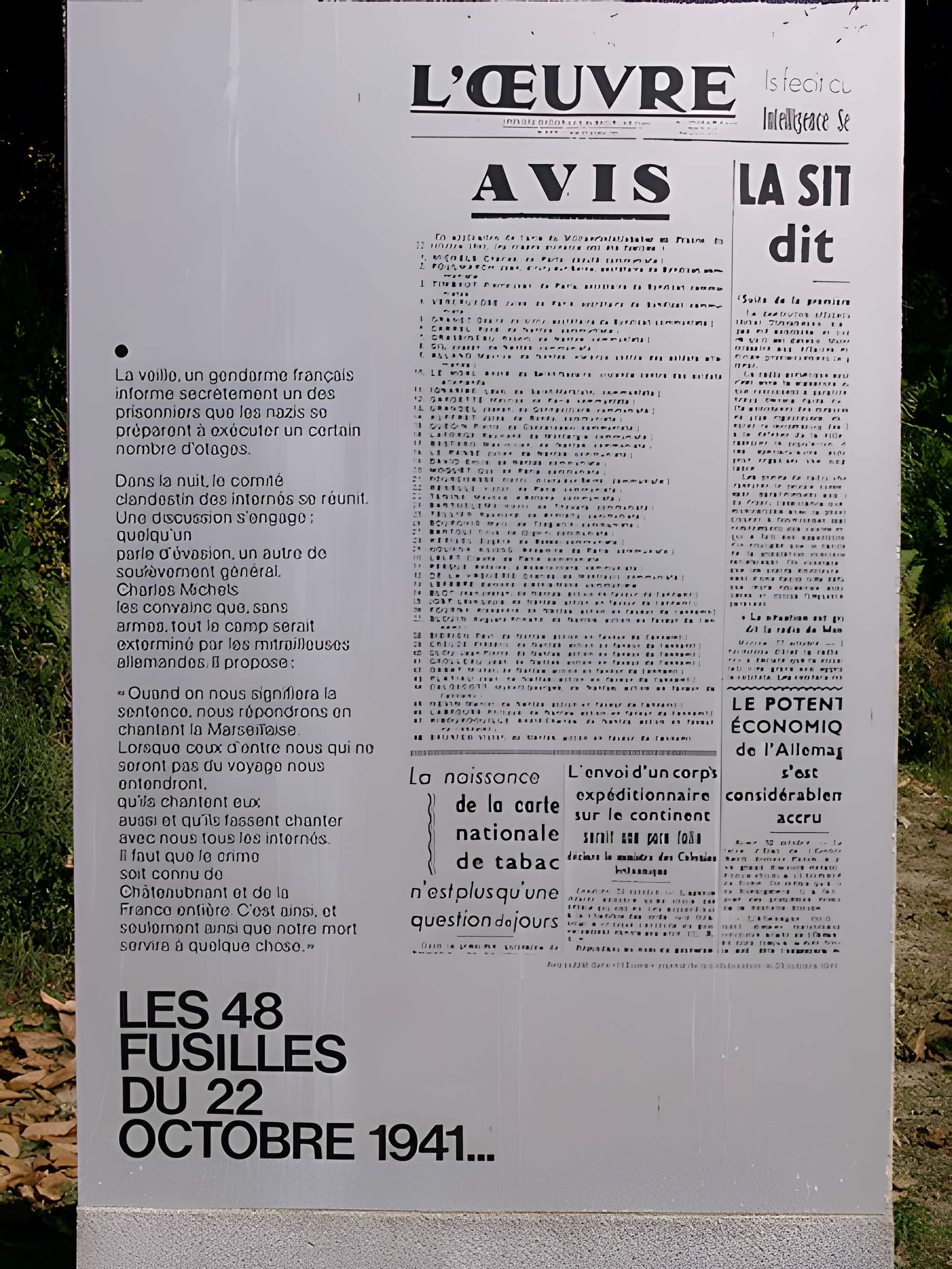 Monument aux fusillés