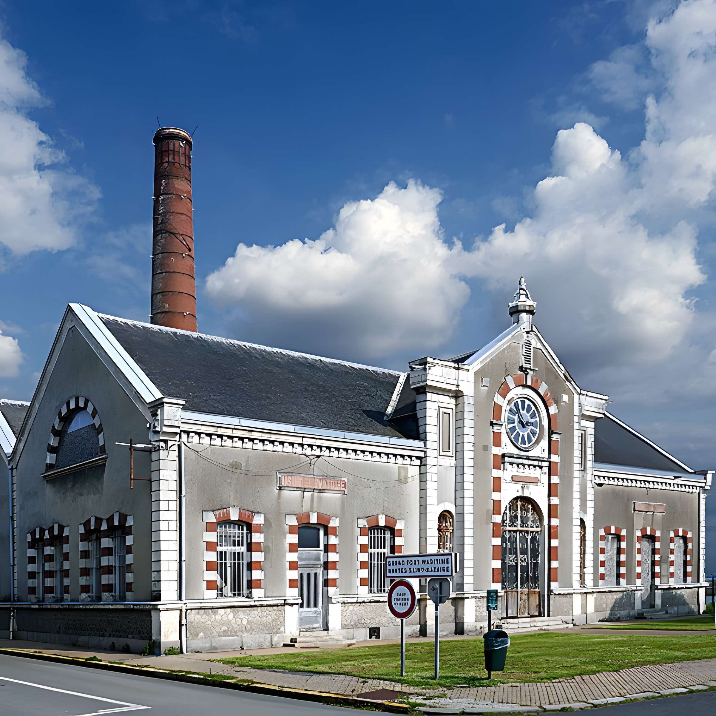 Usine élévatoire portuaire