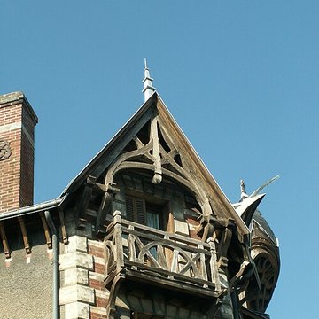 Maison à lucarnes de type compagnonnique