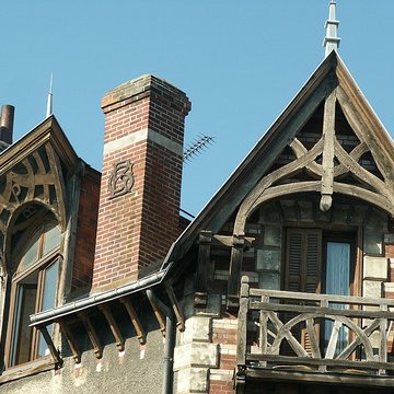 Maison à lucarnes de type compagnonnique