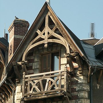 Maison à lucarnes de type compagnonnique