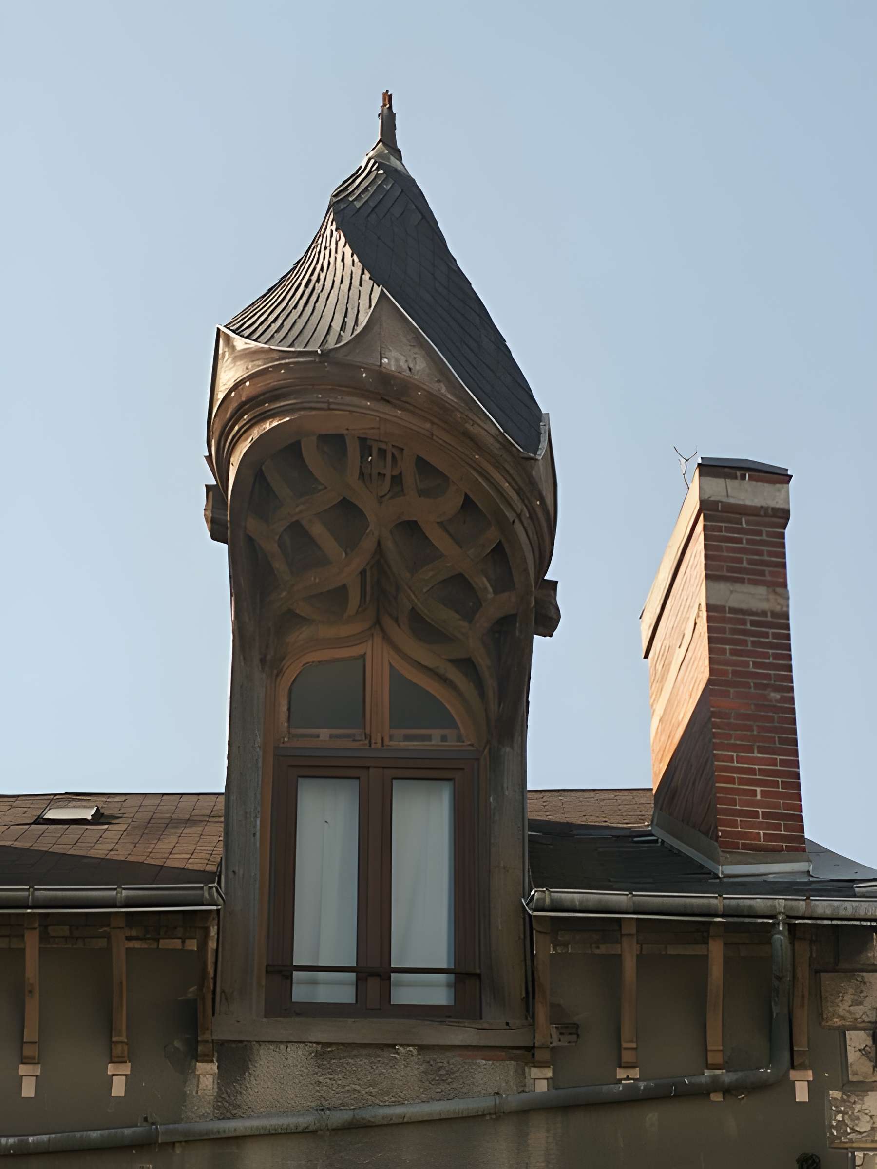 Maison à lucarnes de type compagnonnique