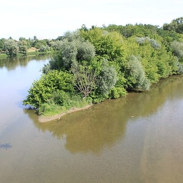 Pont-canal sur la Loire