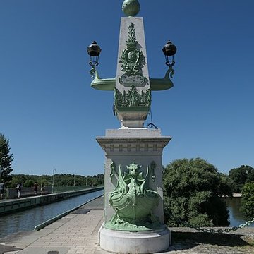 Pont-canal sur la Loire