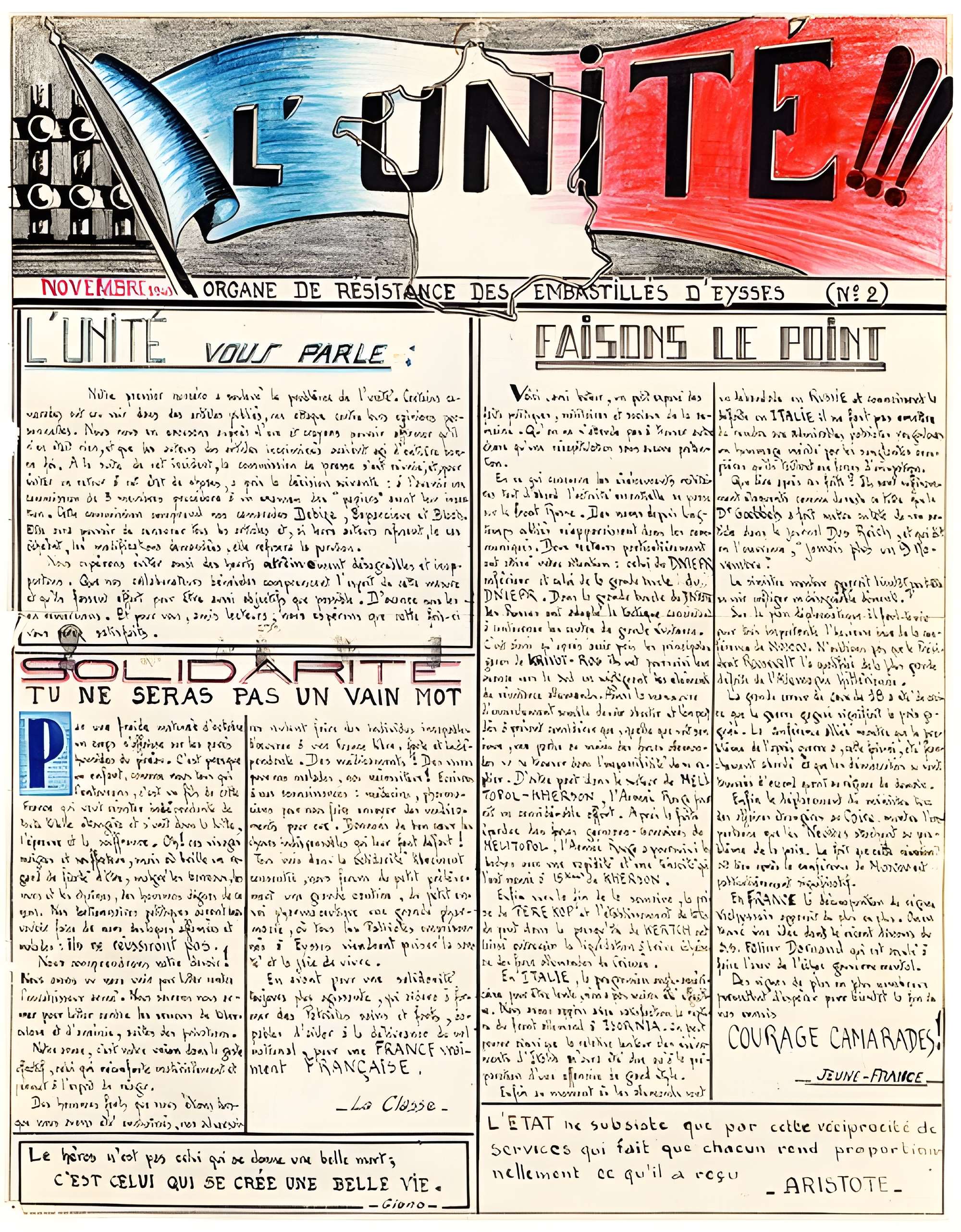 Murs des Fusillés du Centre de détention d'Eysses