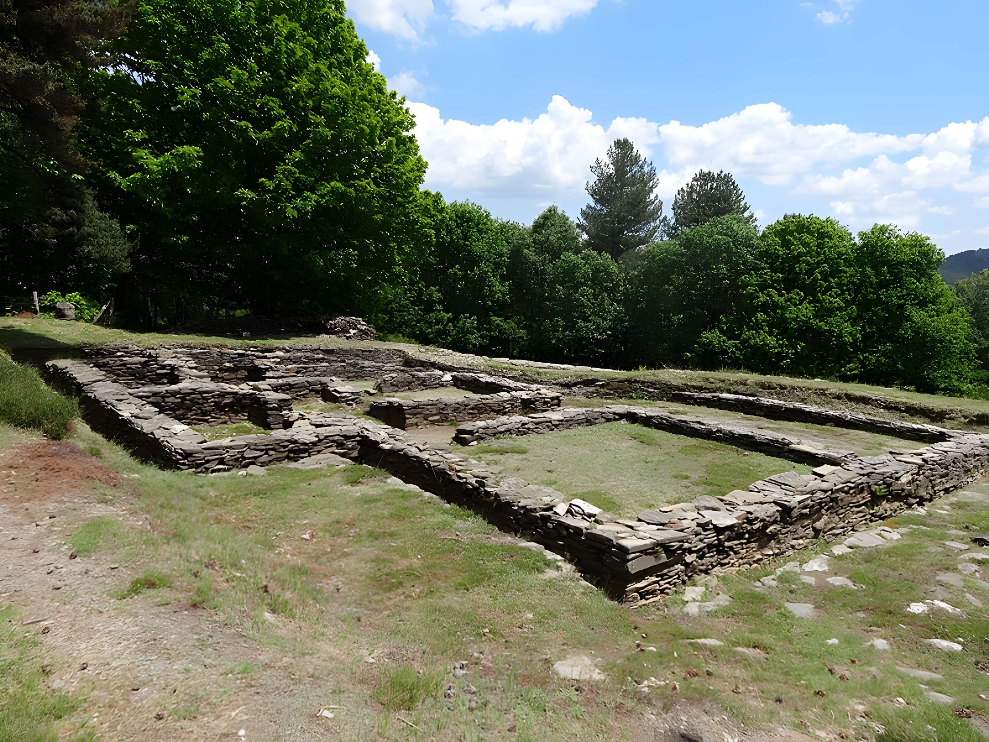 Etablissement gallo-romain avec hypocauste