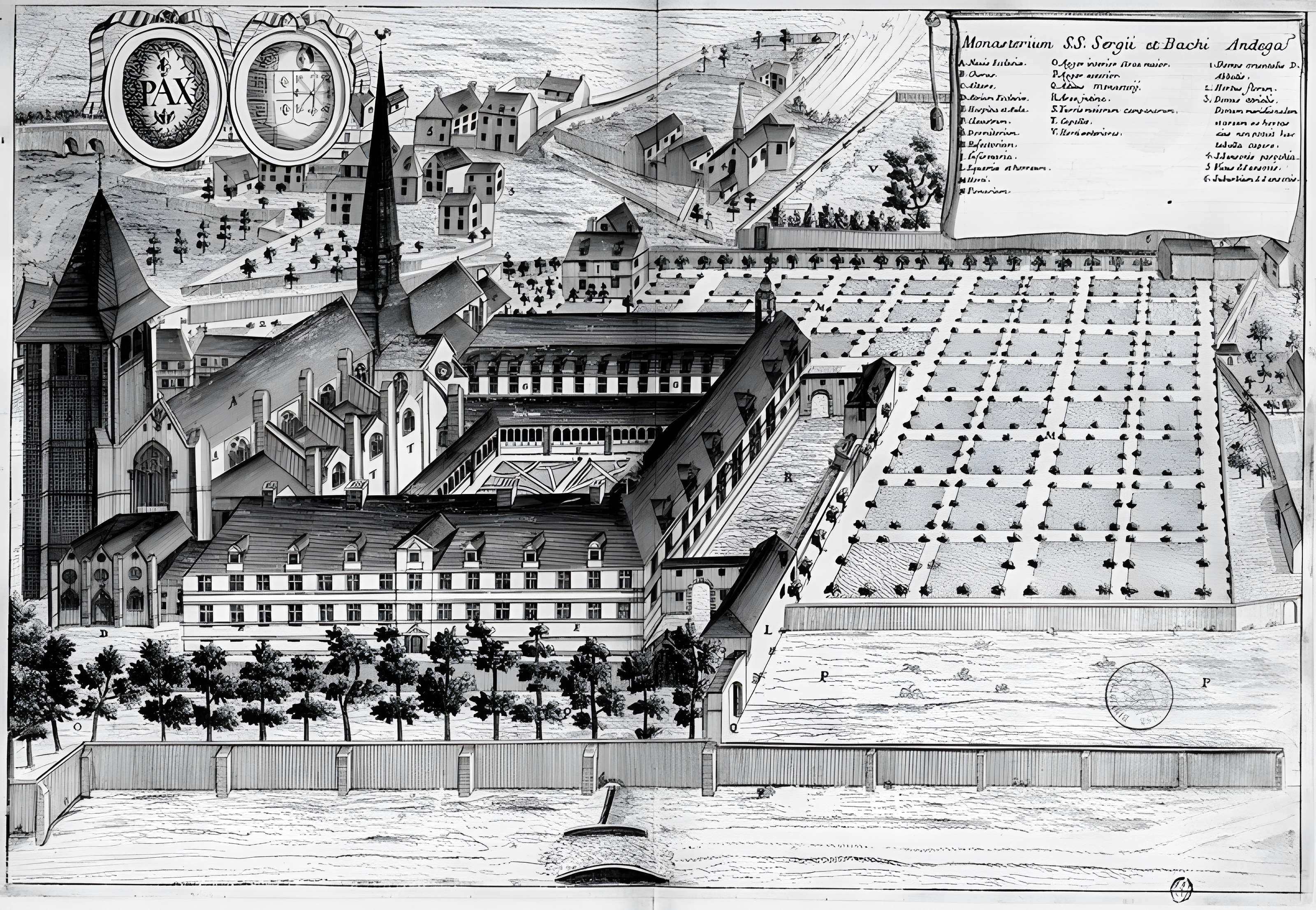 Ancien grand séminaire Saint-Serge, aujourd'hui lycée Joachim-du-Bellay