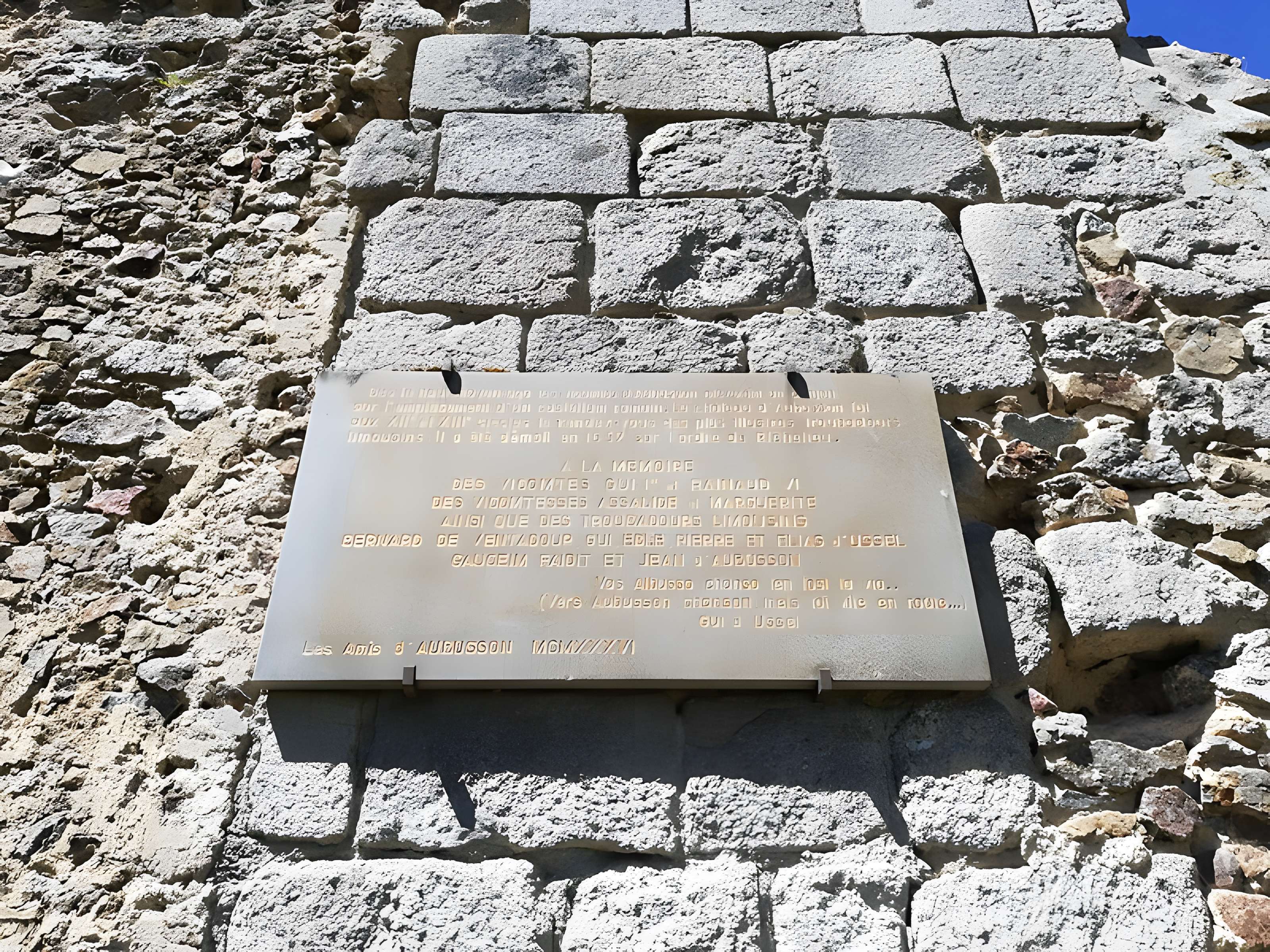 Vestiges du château