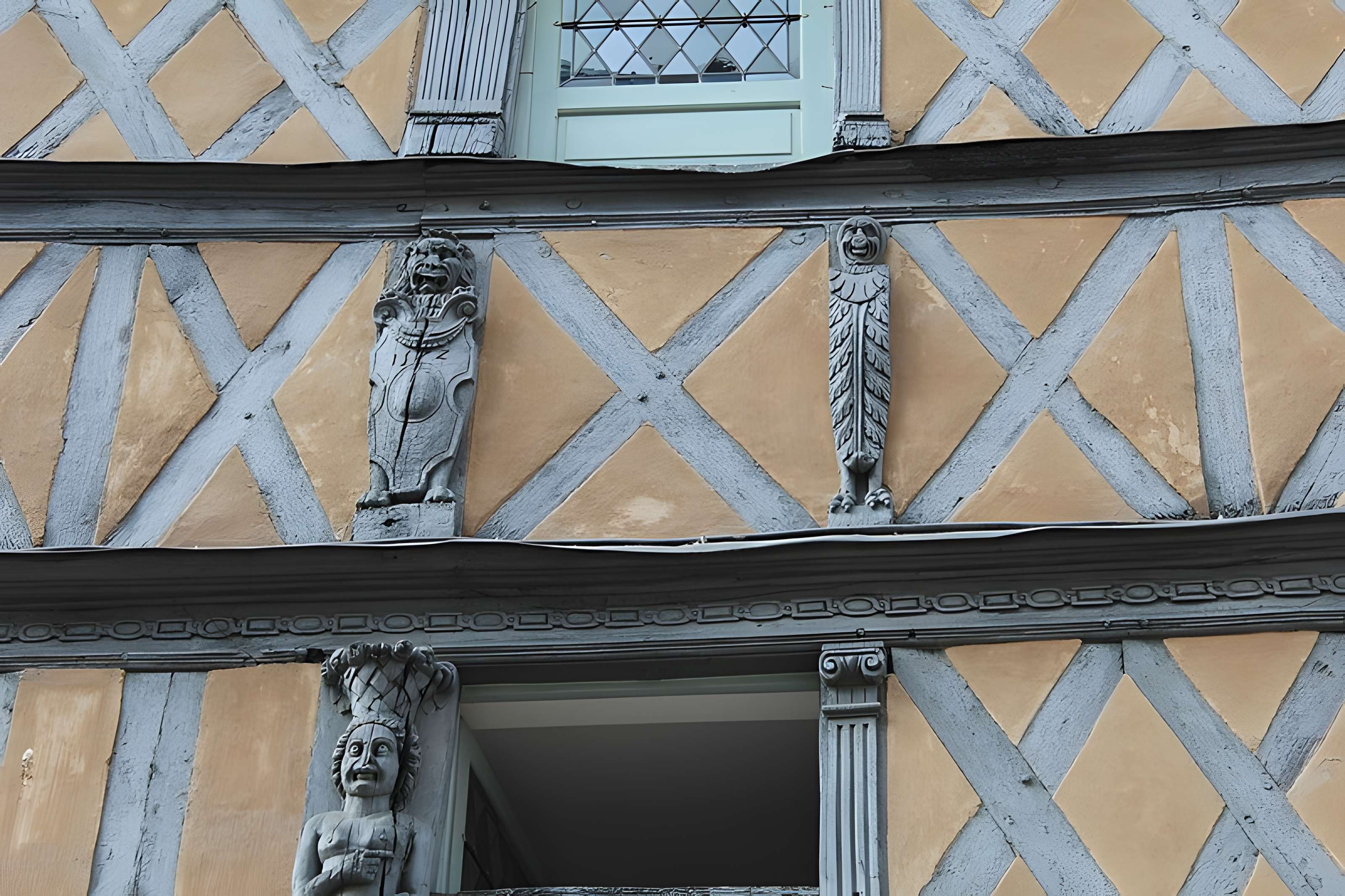 Maison à pans de bois