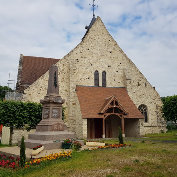 Église Saint-Martin de Champigny : façade