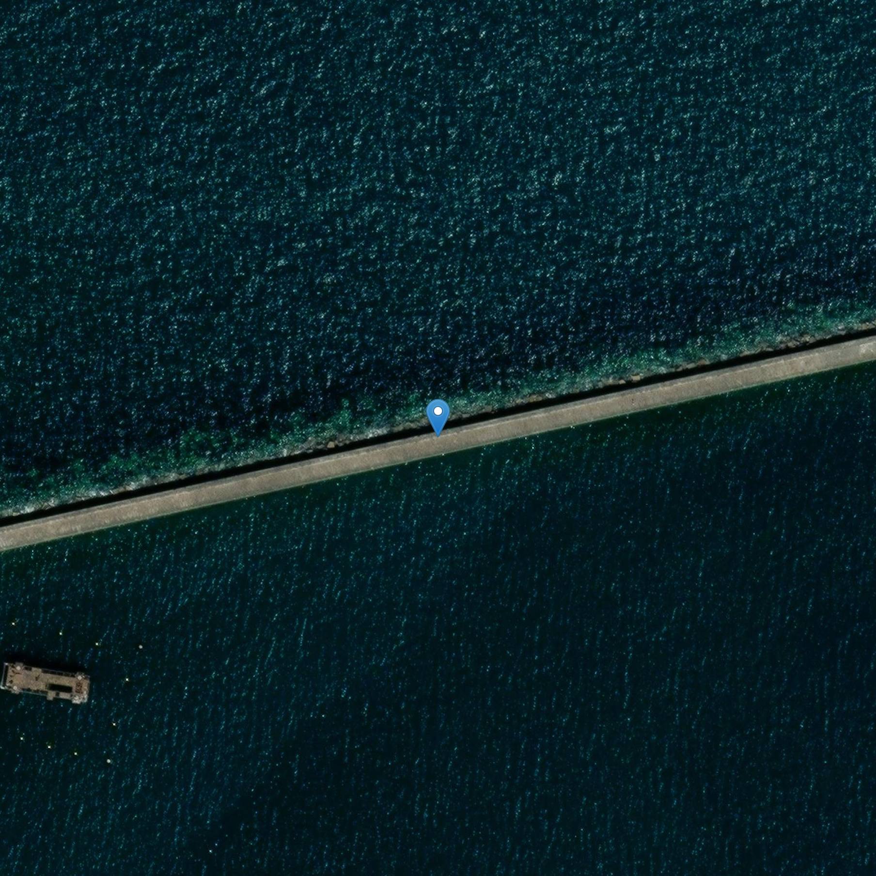 Photo de Digue de Querqueville, konstituierende Arbeit des Bezirks Cherbourg