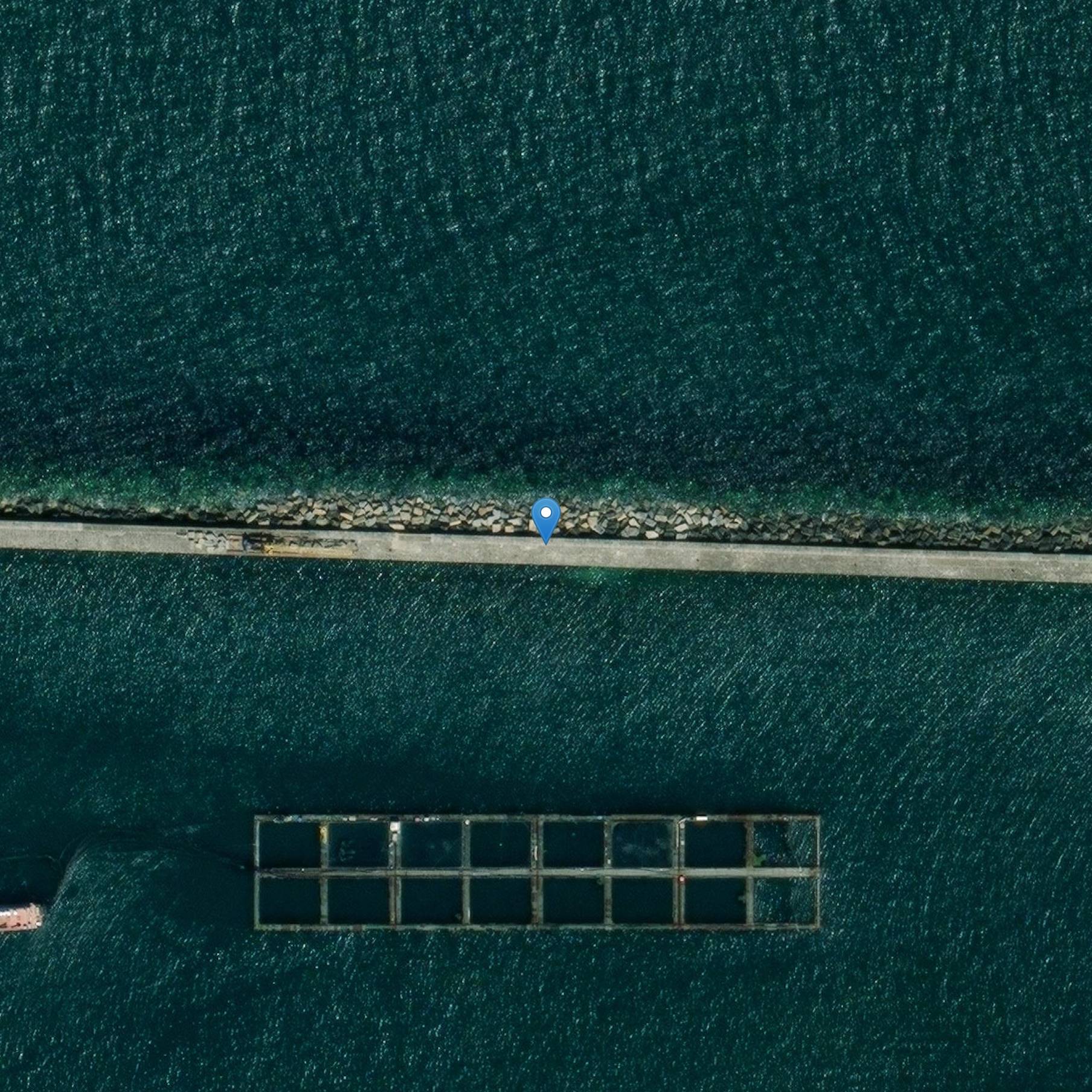 Photo de Digue du Large, oprichtingswerk van de haven van Cherbourg