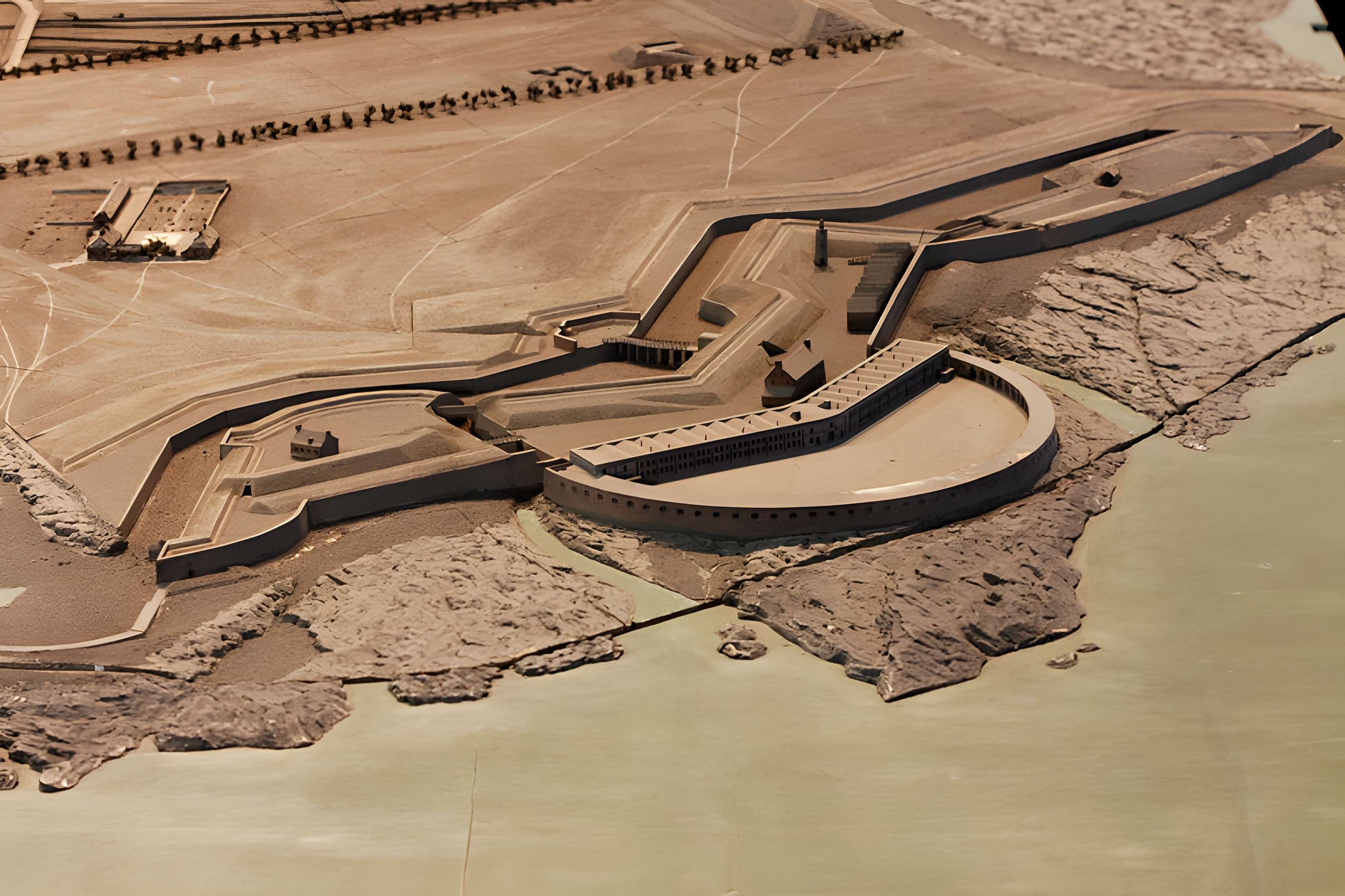 Fort de Querqueville, ouvrage constitutif de la rade de Cherbourg