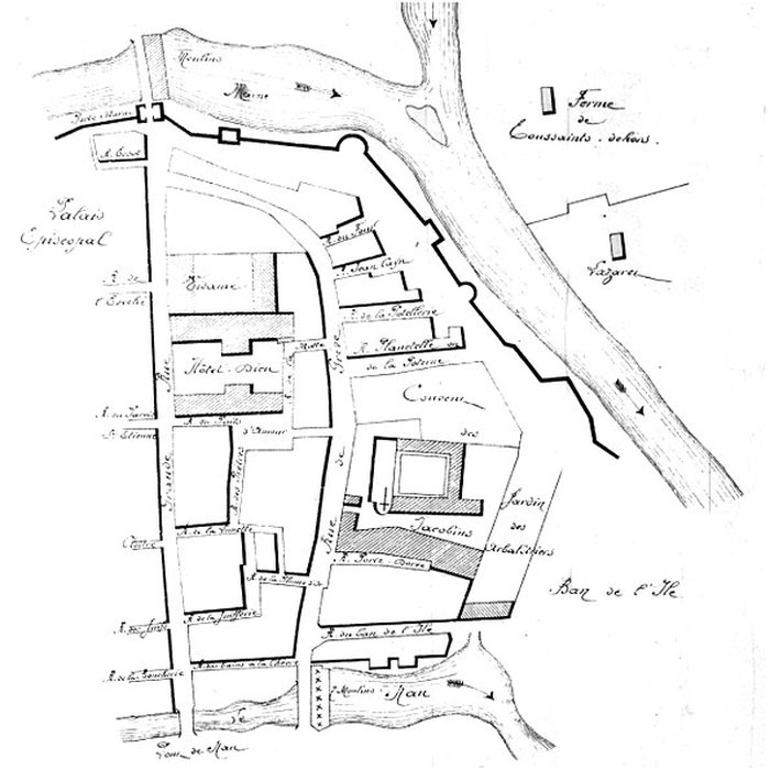Photo de Maisons formant hémicycle