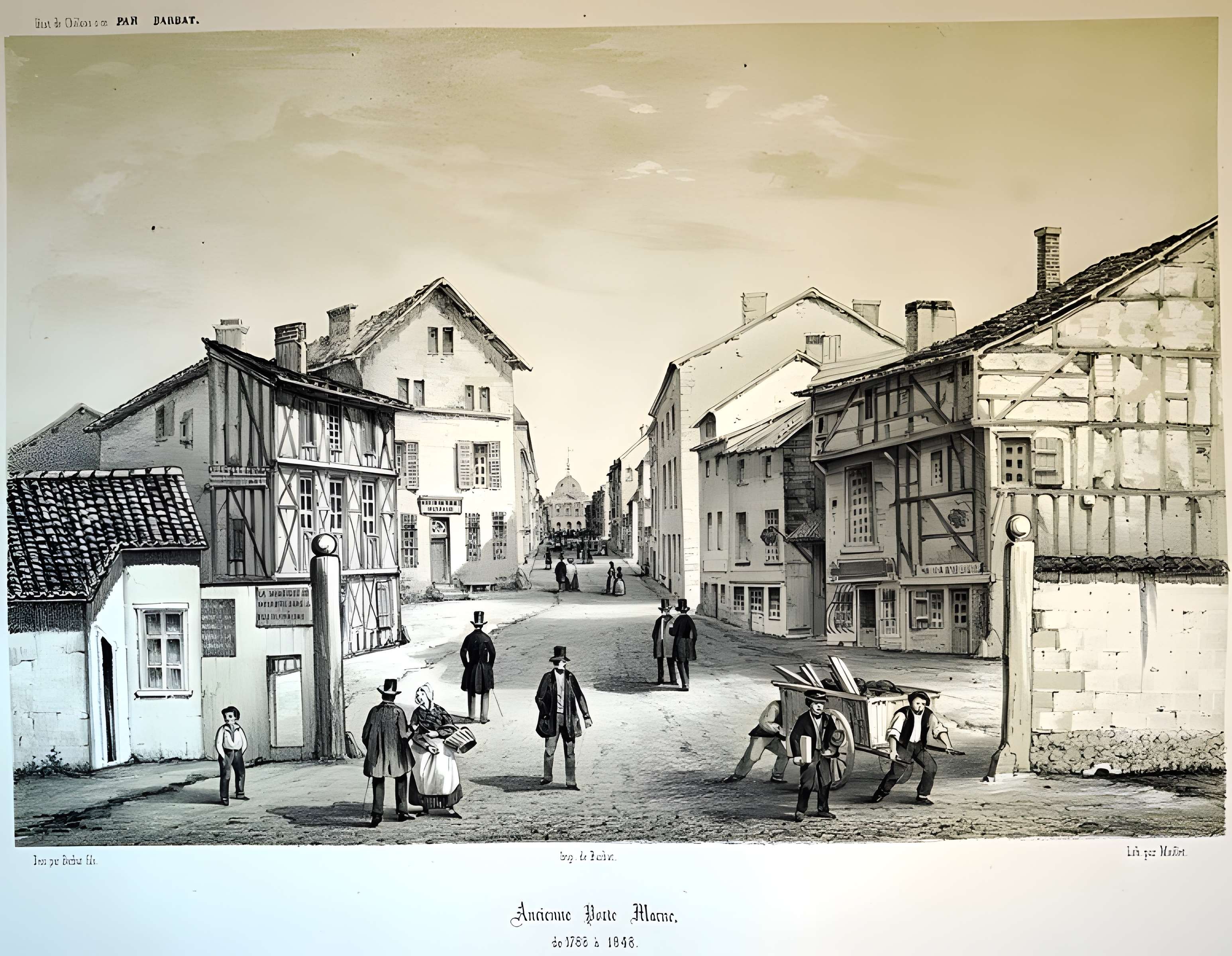 Maisons formant hémicycle