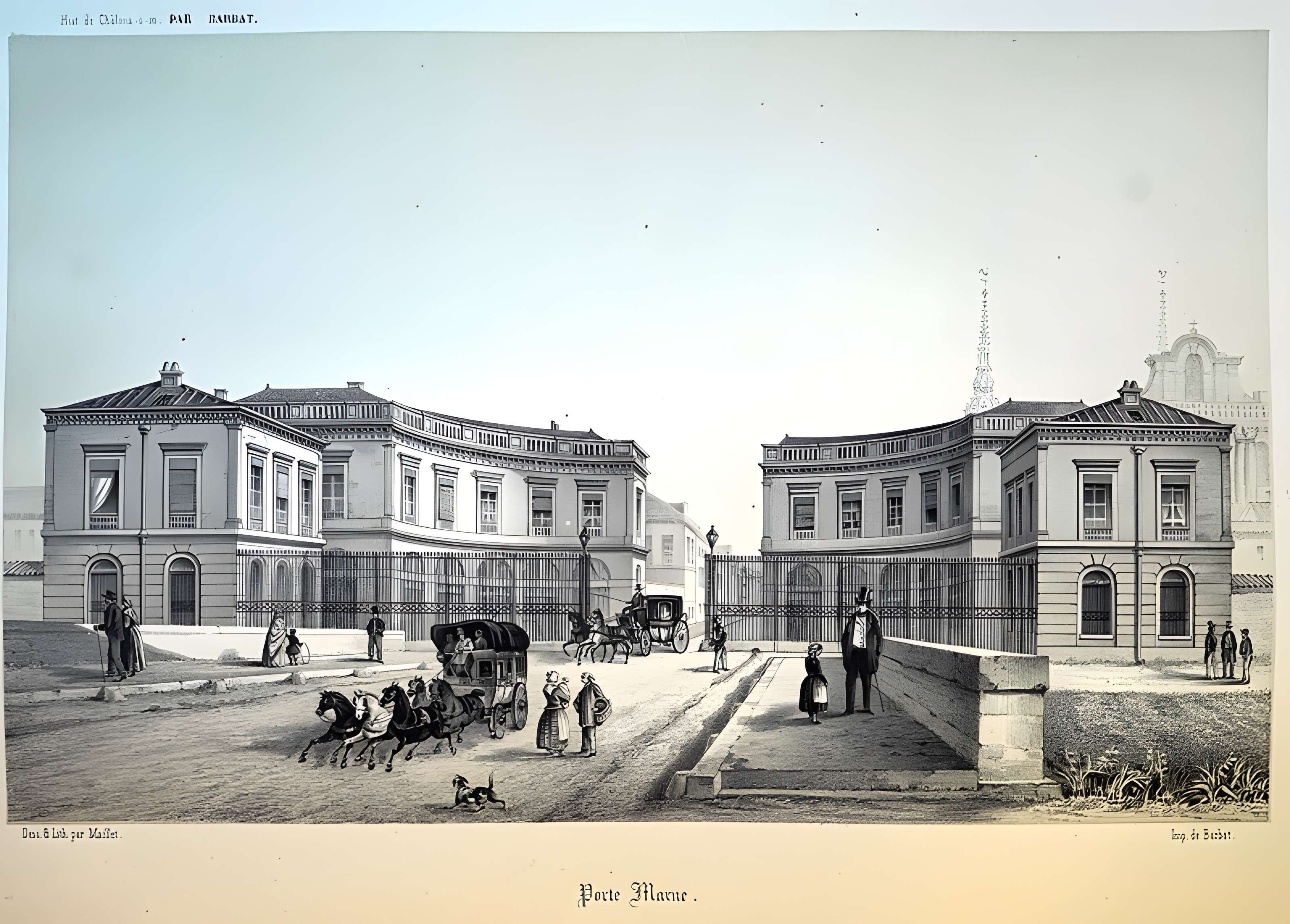 Maisons formant hémicycle