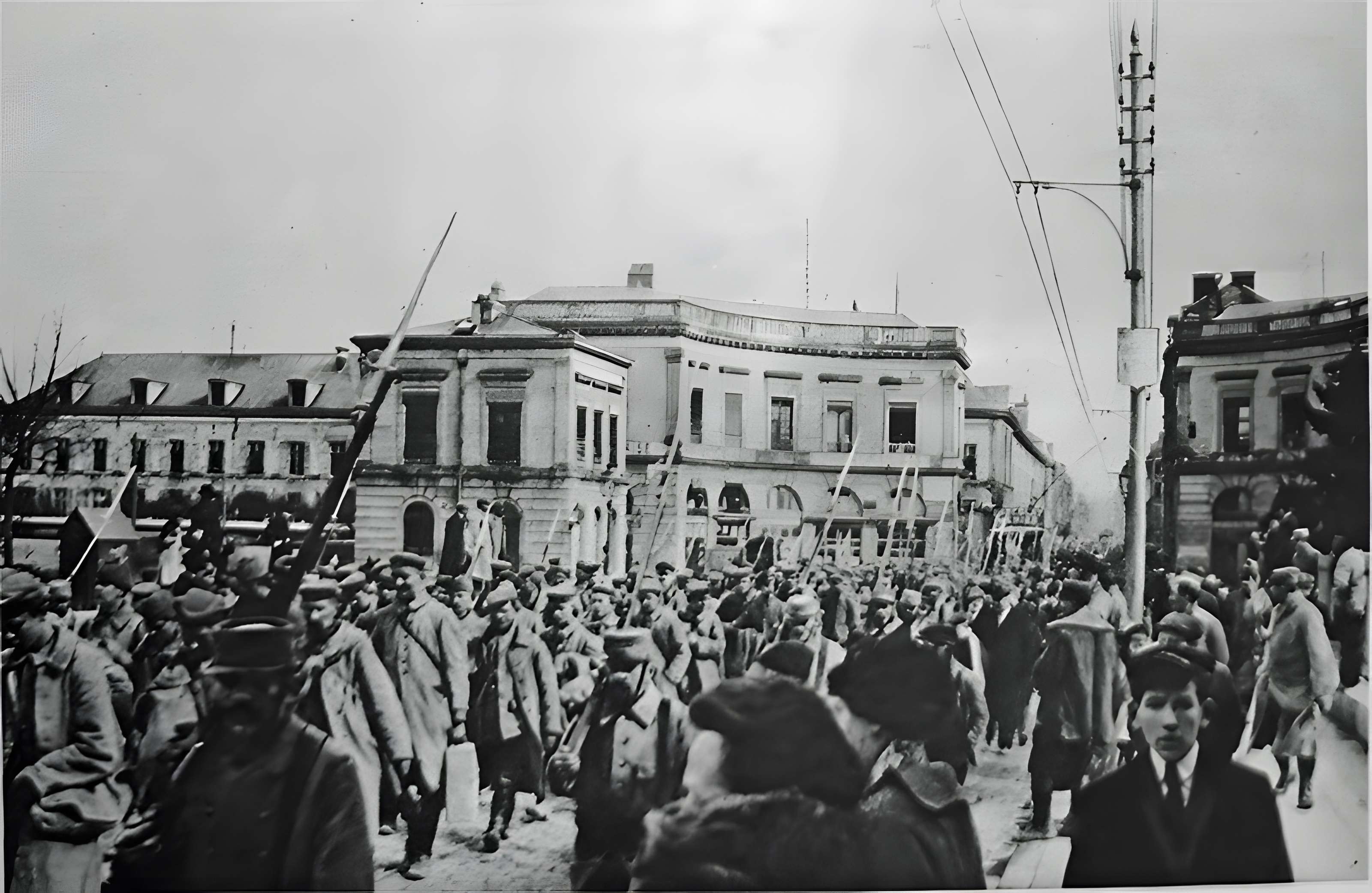 Maisons formant hémicycle