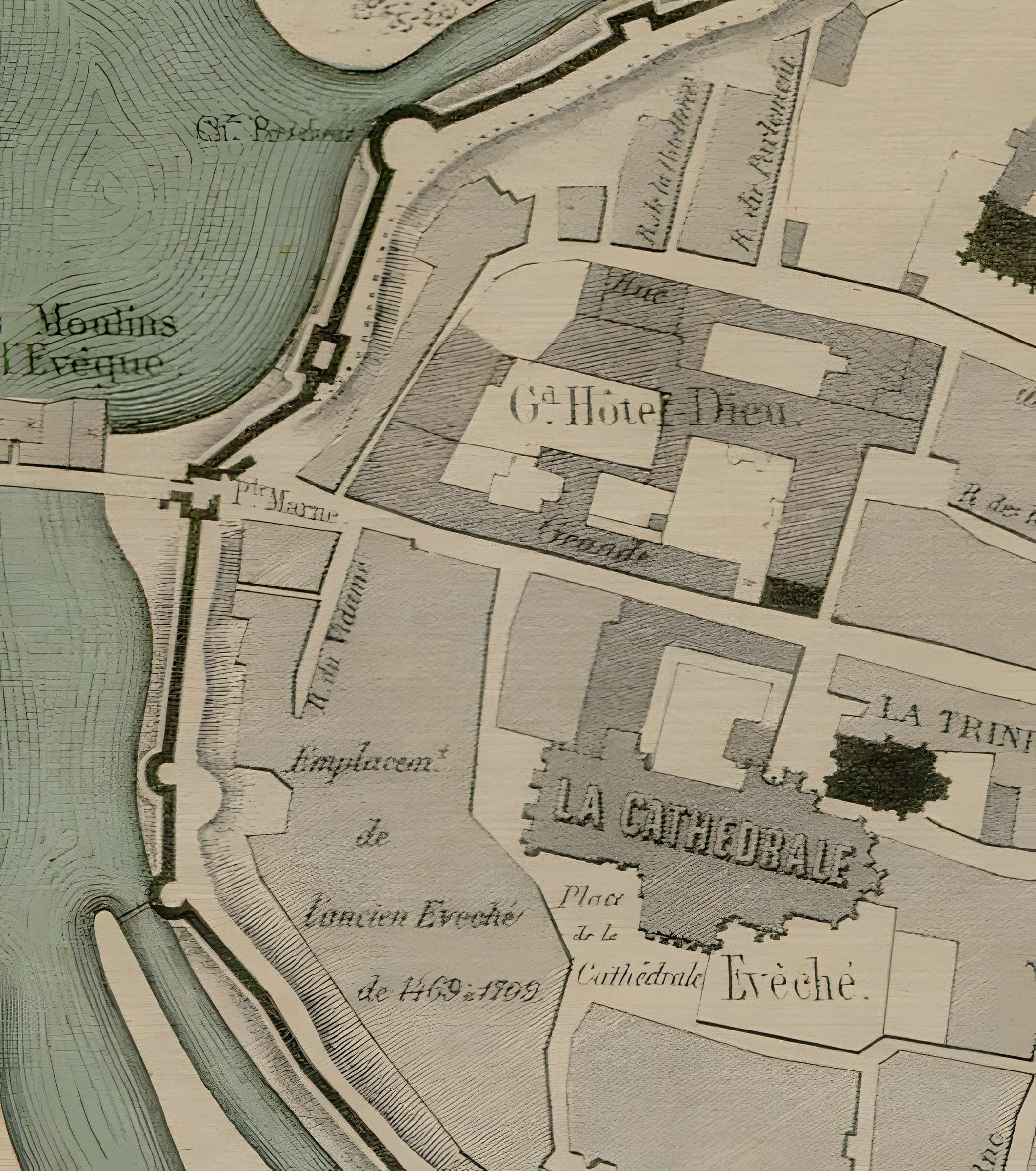 Maisons formant hémicycle