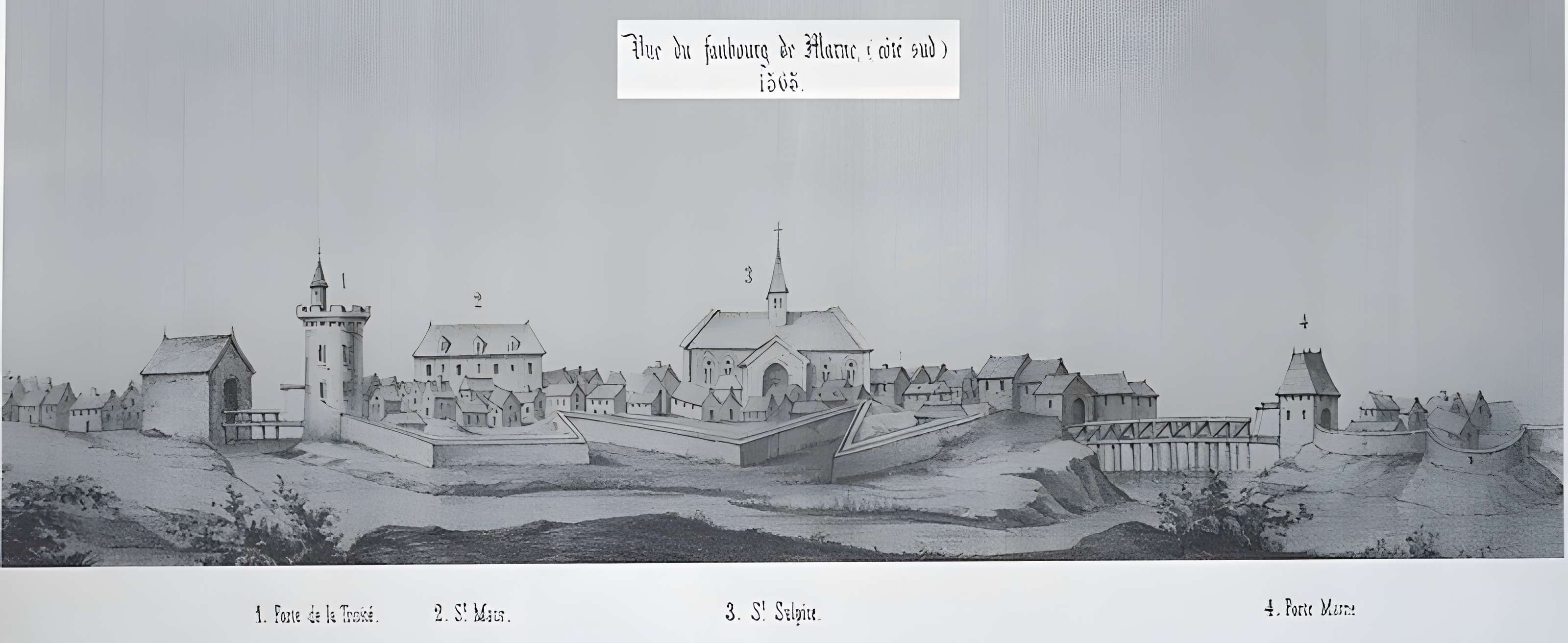 Maisons formant hémicycle