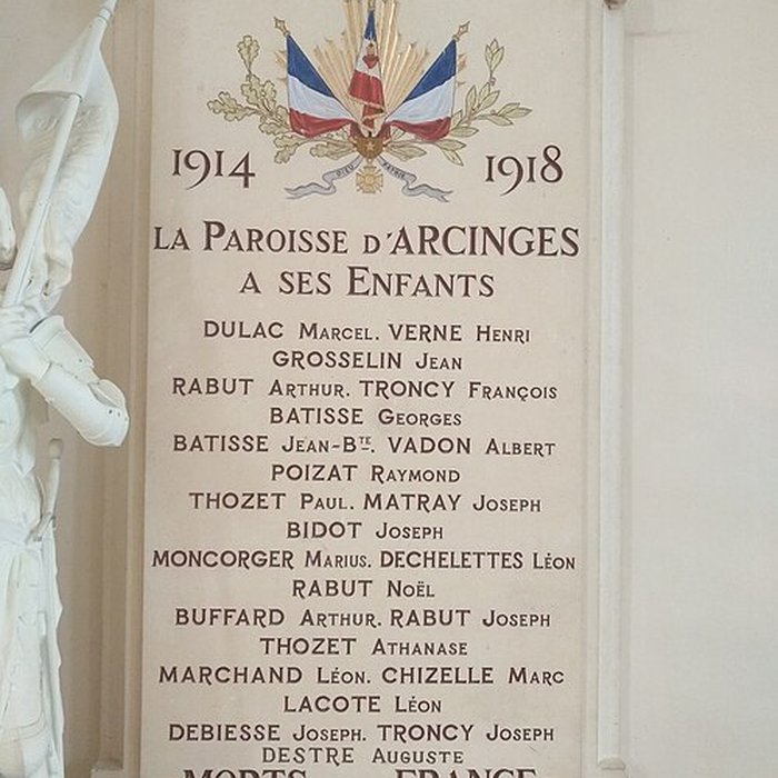 Photo de Bas-relief sculpté à la mémoire des soldats du 363e Régiment dInfanterie